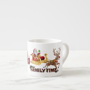 Santa's Ho Ho Ho Christmas Espresso Cup