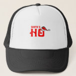 Santas Ho Trucker Hat<br><div class="desc">Holiday Humour T-shirts and Apparel Funny Holiday Gear: T-shirts,  Hoodies,  Stickers,  Buttons,  and gifts.</div>