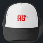 Santas Ho Trucker Hat<br><div class="desc">Holiday Humour T-shirts and Apparel Funny Holiday Gear: T-shirts,  Hoodies,  Stickers,  Buttons,  and gifts.</div>