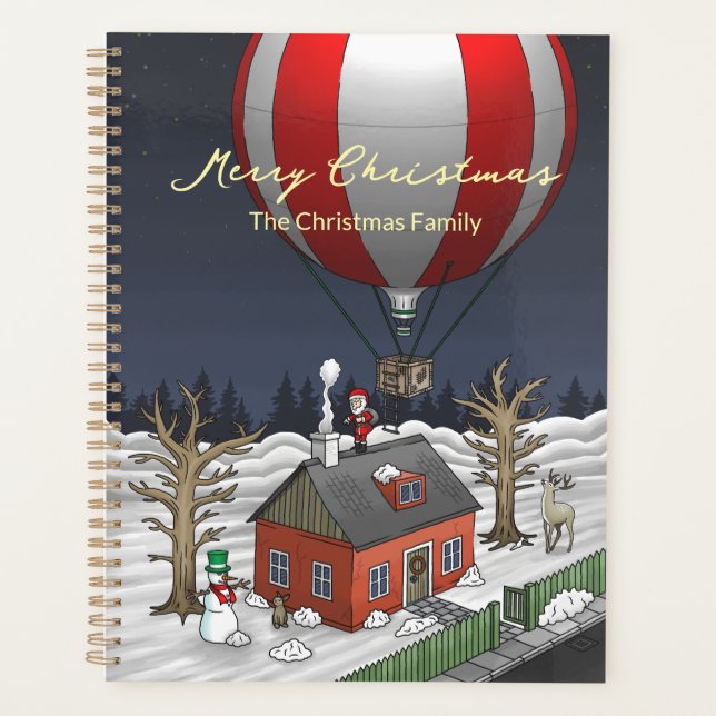 Santa's Hot Air Balloon Planner (Front)