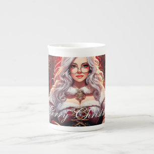 Santa's hottest sister - Merry XMas 03122024_0001 Bone China Mug