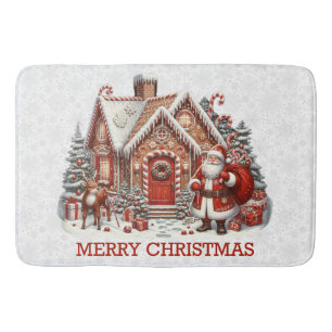 Santa's House Bath Mat