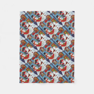 Santa's House Fleece Blanket