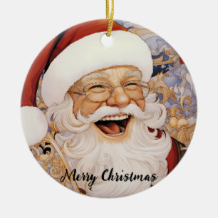 🎅 Santa's Jolly Glow Ornament 🎅