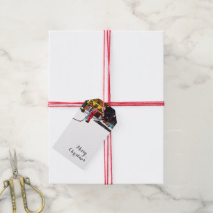 Santa's Kiss On Broadway Christmas Gift Tags