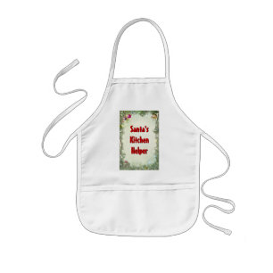 Santa's Kitchen Helper Kids Apron