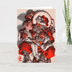 Santa's Lap Holiday Card