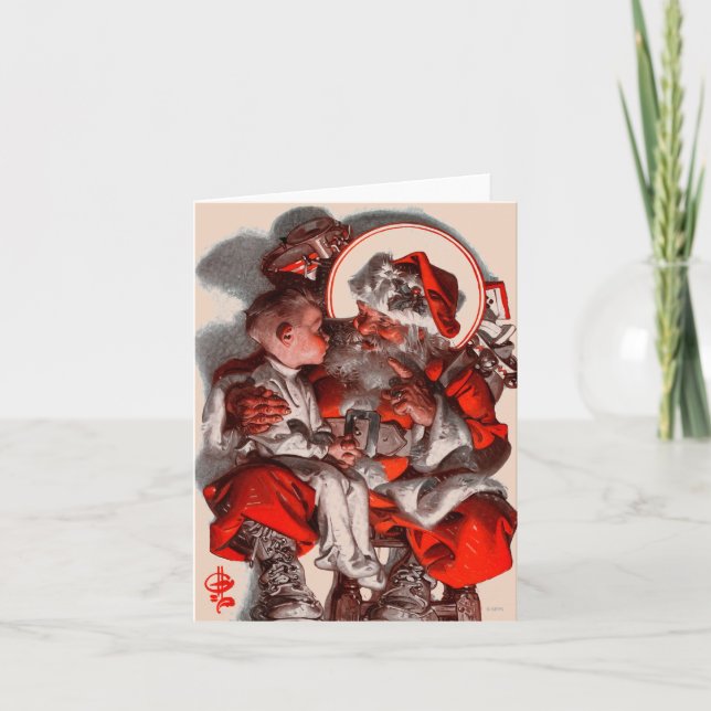 Santa's Lap Holiday Card (Front)
