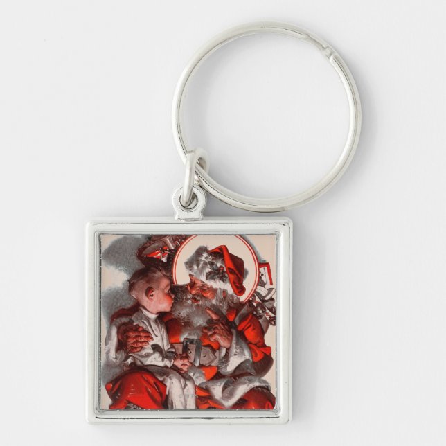 Santa's Lap Key Ring (Front)