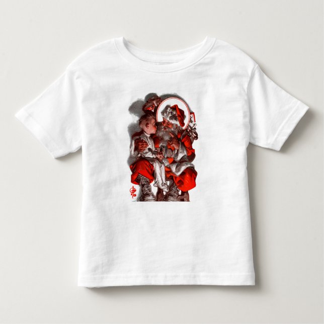 Santa's Lap Toddler T-Shirt (Front)