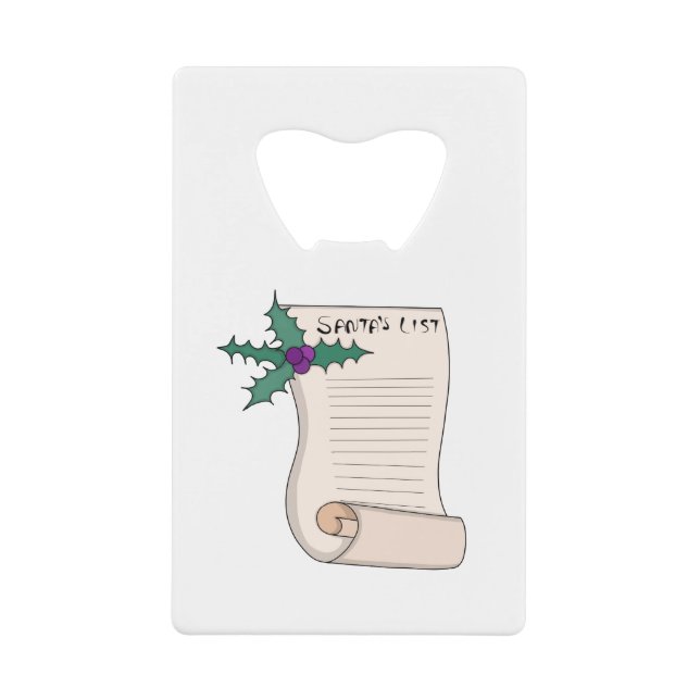 Santa's List (Front)