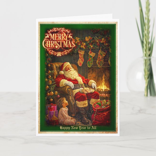 Santa's Little Friend Card (Front)