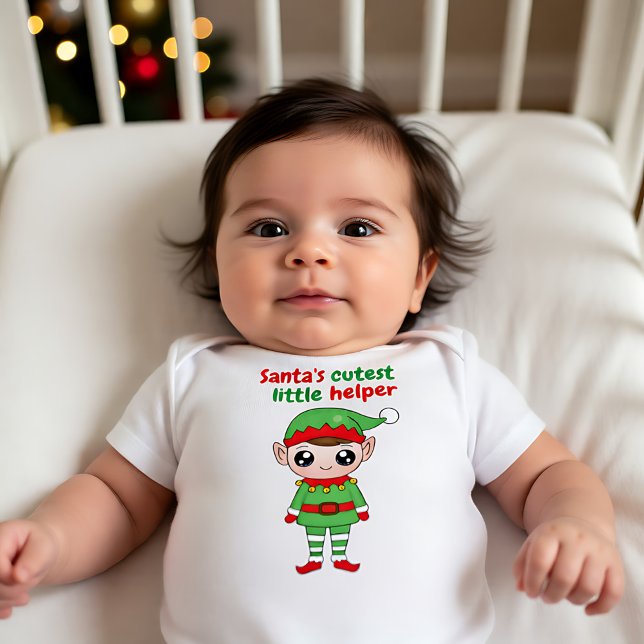 🎄 Santa's little helper Baby Bodysuit (🎄 Santa's little helper Baby Bodysuit)