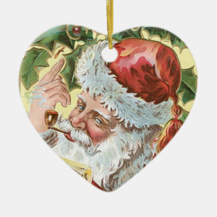 Santa's Little Helper Ceramic Tree Decoration