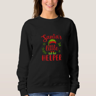 Santa's Little Helper  Christmas Time  Merry Chris Sweatshirt
