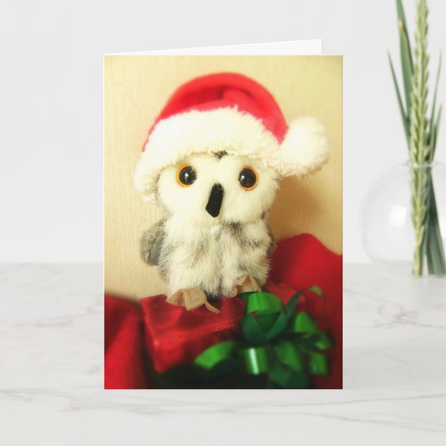 Santa's Little Helper Holiday Card (Front)