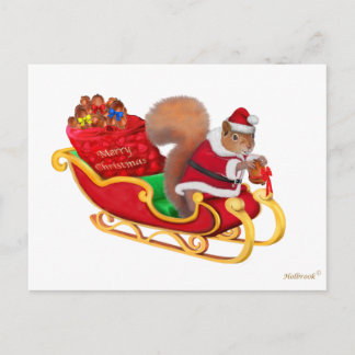 SANTA'S LITTLE HELPER HOLIDAY POSTCARD