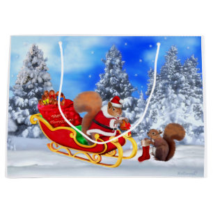 SANTA'S LITTLE HELPER LARGE GIFT BAG