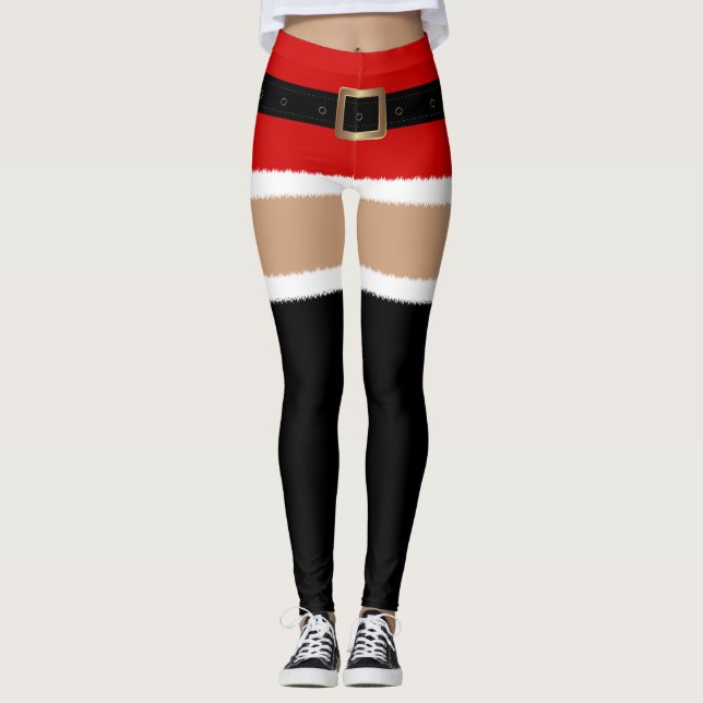 Santa's Little Helper Leggings (Front)