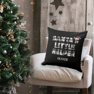 Santa's little helper Personalized  Cushion