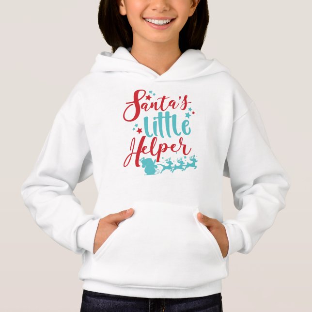 Santa's Little Helper, Sleigh, Reindeer, Stars (Front)