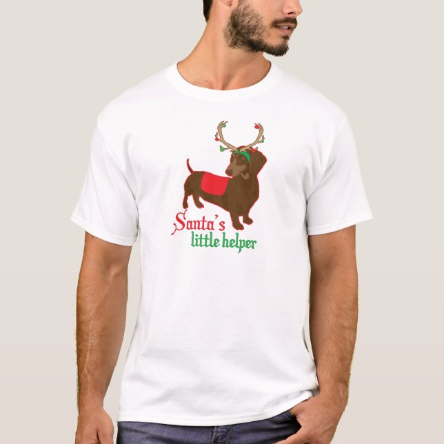 santas little helper T-Shirt (Front)