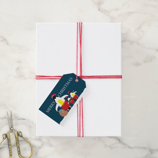 Santa's Little Helpers Gift Tags (With Twine)
