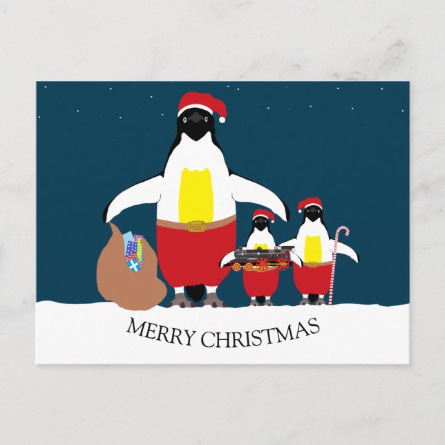 Santa's Little Helpers Holiday Postcard (Front)