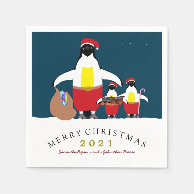 Santa's Little Helpers Napkin (Front)