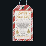Santa's Magic Dust Christmas Eve Box Filler Gift Tags<br><div class="desc">Santa's Magic Dust Christmas Eve Box Filler Gift Tags</div>