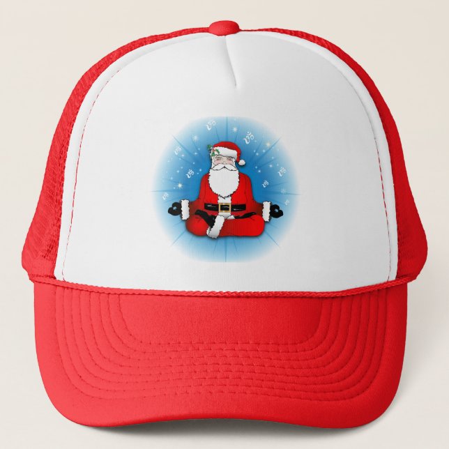 Santas Meditation Trucker Hat (Front)