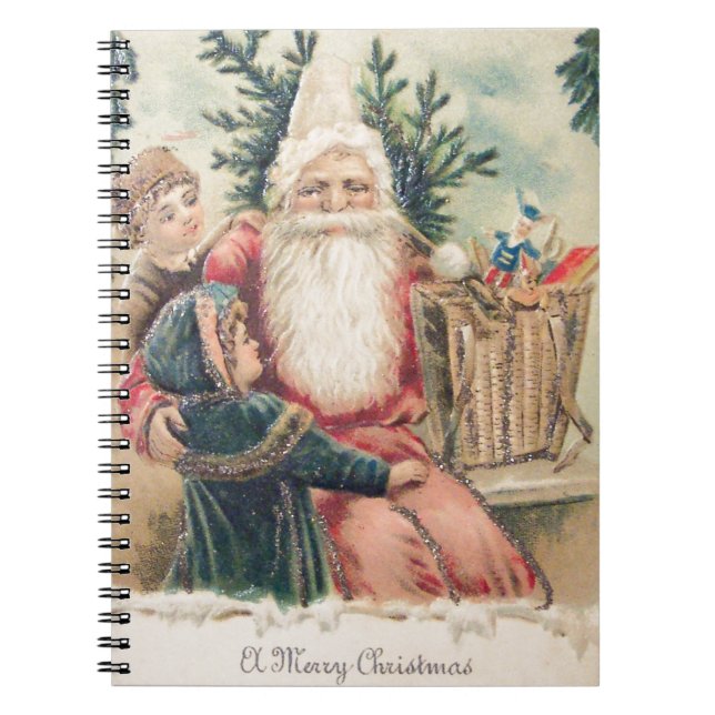 Santa's Merry Christmas Notebook (Front)