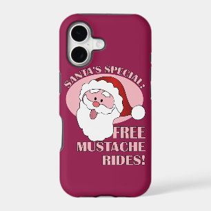 Santa's Moustache Rides iPhone case