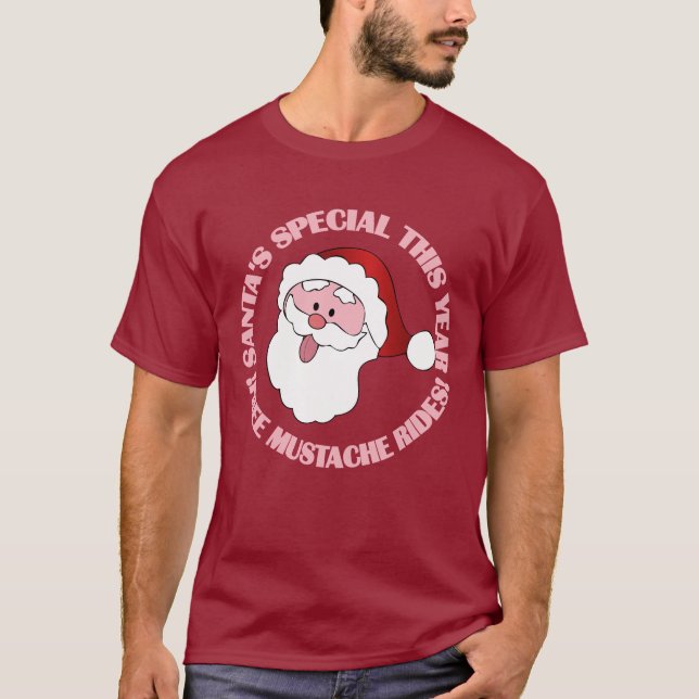 Santa's Moustache Rides shirts & jackets (Front)