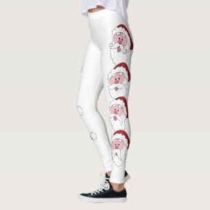Santa's Moustaches leggings