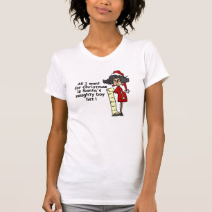 Santa's Naughty Boy List T-Shirt