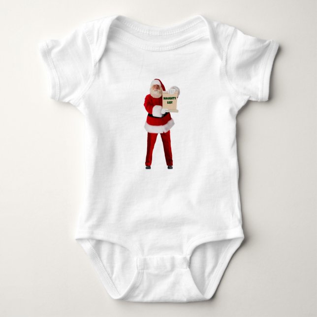 Santa's Naughty List Bodysuit (Front)