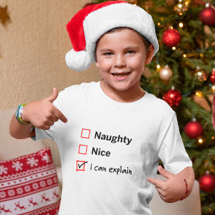 Santas Naughty List - I Can Explain T-Shirt