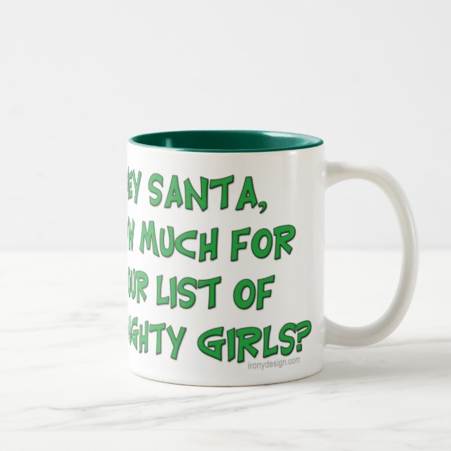Santa's Naughty List Mugs (Right)