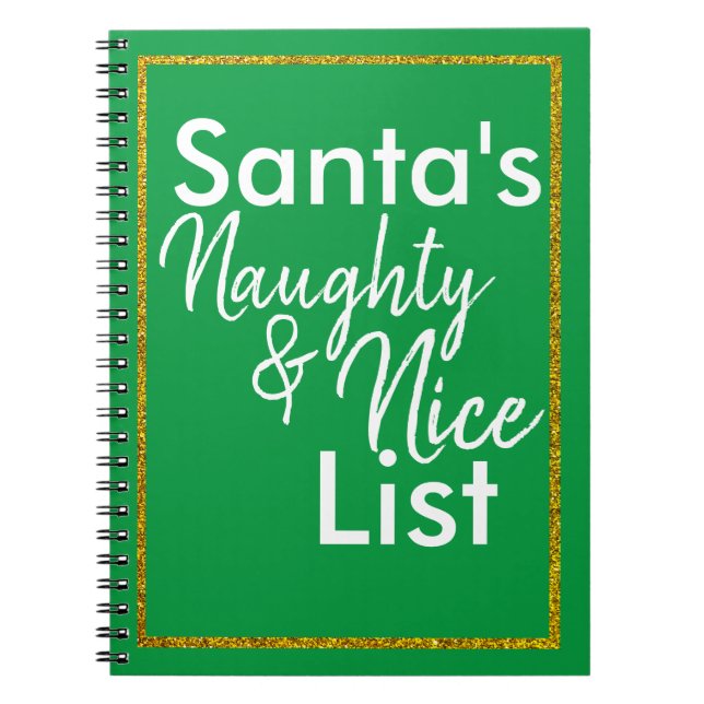 Santa's Naughty & Nice Journal (Front)