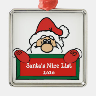 Santa's Nice List Christmas Tree Ornament