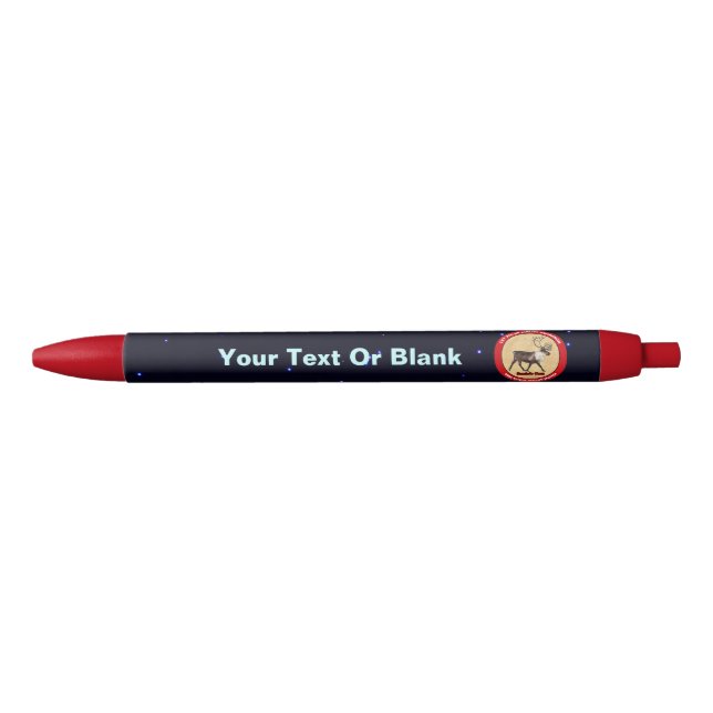 Santa's Own - 1st Polar Airlift Squadron Black Ink Pen (Front)