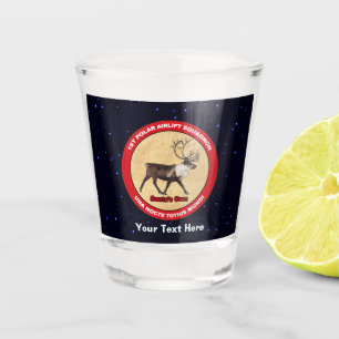 Santa's Own - 1st Polar Airlift Squadron Shot Glass