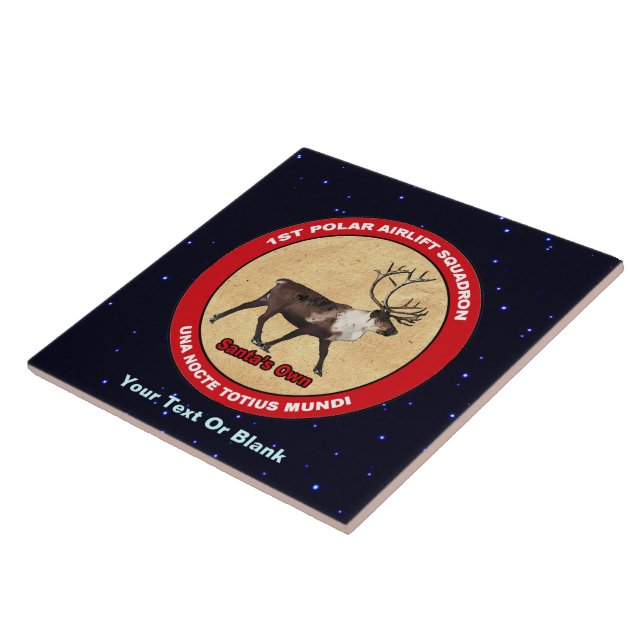 Santa's Own - 1st Polar Airlift Squadron Tile (Side)