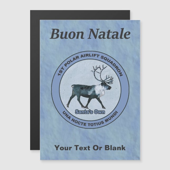 Santa's Polar Sqdn - Subdued - Buon Natale (Front/Back)