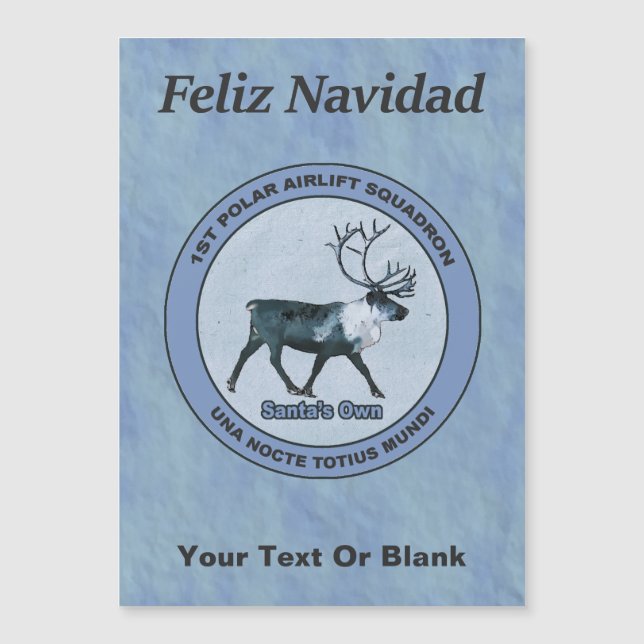 Santa's Polar Sqdn - Subdued - Feliz Navidad (Front)