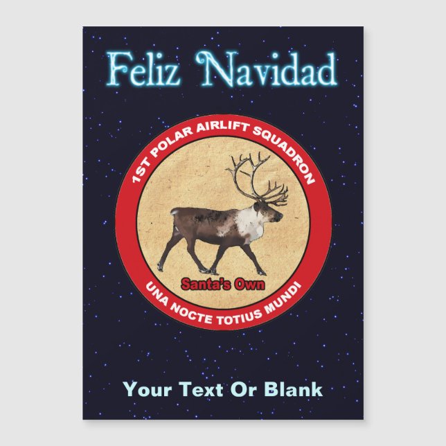 Santa's Reindeer Squadron - Feliz Navidad (Front)