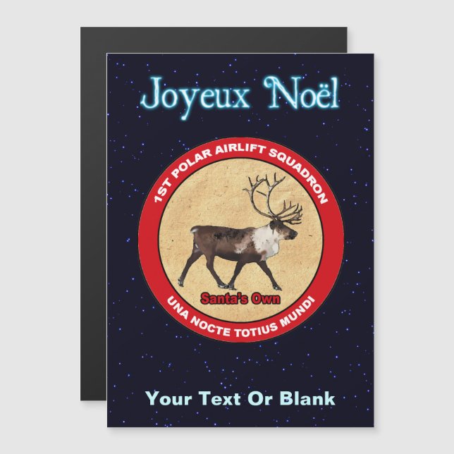 Santa's Reindeer Squadron - Joyeux Noёl (Front/Back)