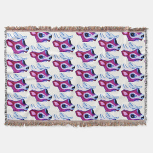 SANTAS REINDEER throw