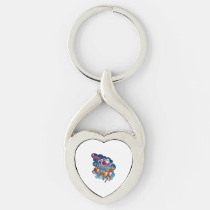 Santa's Sleigh Adventure Key Ring